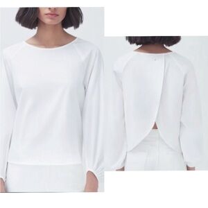 Cuyana Polin Open-Back Shirt